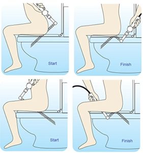 Handy dandy guide on frontal and rear cleansing with the Aquaus.